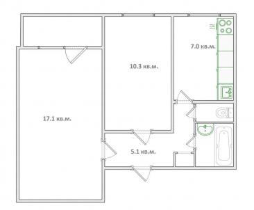Продажа квартиры Омск.&nbsp;Крутогорская ул, 21