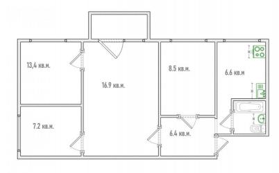 Продажа квартиры Омск.&nbsp;Глинки, 2