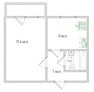 Продажа квартиры Омск.&nbsp;70 лет Октября ул, 12