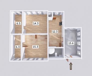 Продажа квартиры Омск.&nbsp;1-я Станционная, 4