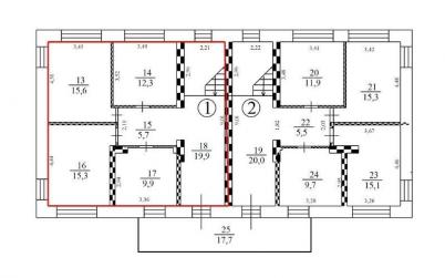 Продажа таунхауса муниципальный округ Омский район.&nbsp;посёлок Иртышский.&nbsp;посёлок Иртышский Юбилейная улица 42
