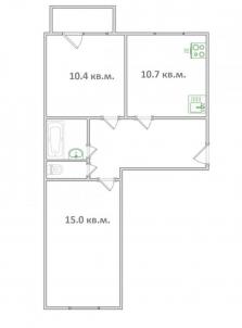 Продажа квартиры Омск.&nbsp;Дмитриева ул, 13/8