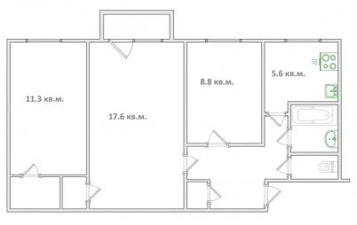Продажа квартиры Омск.&nbsp;Королева пр-кт, 2А
