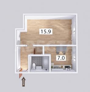 Продажа квартиры Омск.&nbsp;ул. 75 Гвардейской бригады, 18б