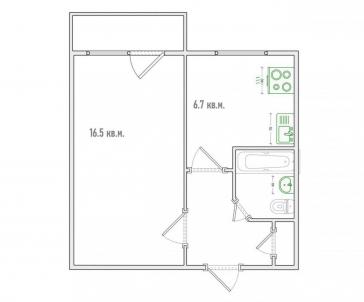 Продажа квартиры Омск.&nbsp;Бархатовой ул, 8