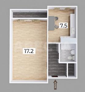 Продажа квартиры Омск.&nbsp;ул. Бородина, 15