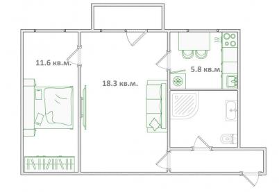 Продажа квартиры Омск.&nbsp;Нефтезаводская ул, 16