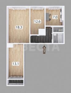 Продажа квартиры Омск.&nbsp;ул. Стрельникова, 1