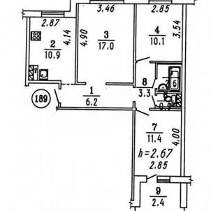 Продажа квартиры Омск.&nbsp;Туполева ул, 3