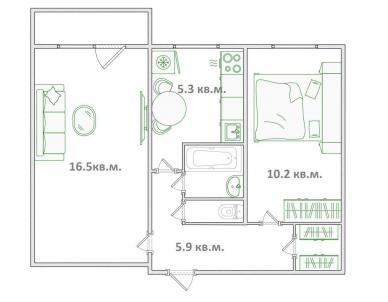 Продажа квартиры Омск.&nbsp;Комкова ул, 3