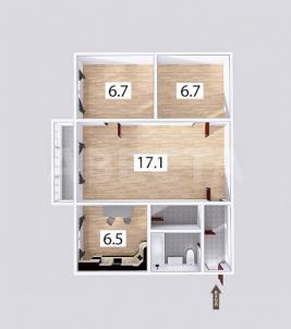 Продажа квартиры Омск.&nbsp;ул. Петра Осминина, 2