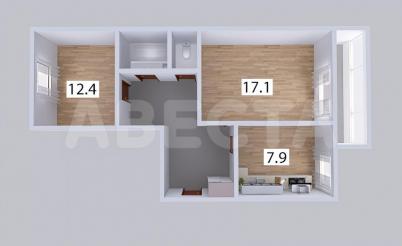 Продажа квартиры Омск.&nbsp;ул. Мельничная, 89/6