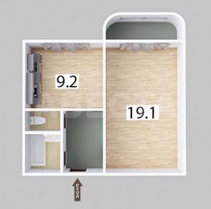 Продажа квартиры Омск.&nbsp;ул. Завертяева, 18 к1