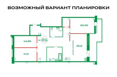 Продажа квартиры Омск.&nbsp;улица 10 лет Октября 43/2