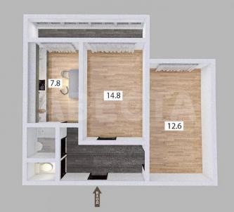 Продажа квартиры Омск.&nbsp;ул. 2-я Кольцевая, 3/1