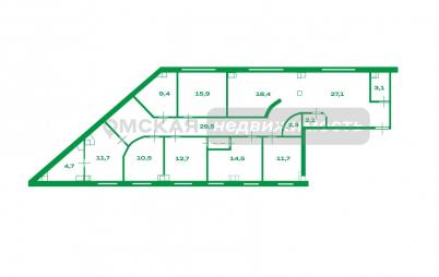 Продажа помещения свободного назначения Омск.&nbsp;улица Лукашевича 10В