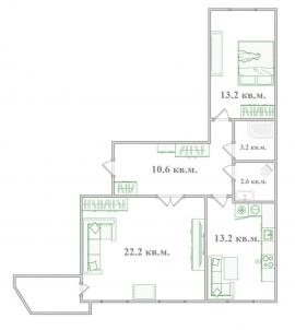 Продажа квартиры Омск.&nbsp;Архитекторов б-р, 13