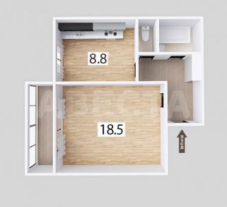 Продажа квартиры Омск.&nbsp;Д. Бедного, 93