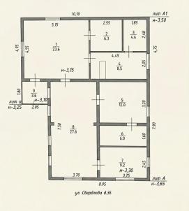 Продажа дома улица Свердлова 36