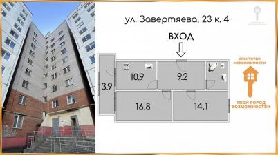 Продажа квартиры Омск.&nbsp;Завертяева, 23к4