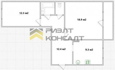 Продажа квартиры Омск.&nbsp;улица 2-я Поселковая, 61