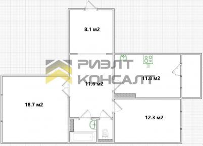 Продажа квартиры Омск.&nbsp;улица Крупской, 21