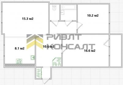Продажа квартиры Омск.&nbsp;улица 2-я Барнаульская, 12