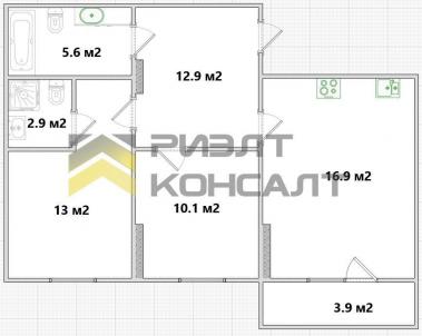 Продажа новостройки Омск.&nbsp;ул. Крупской, стр. 6