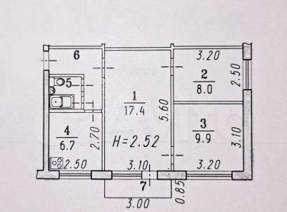 Продажа квартиры Омск.&nbsp;Чкаловский, Романенко, 8
