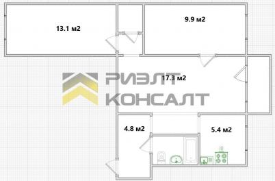 Продажа квартиры Омск.&nbsp;улица 40 лет Ракетных Войск, 2