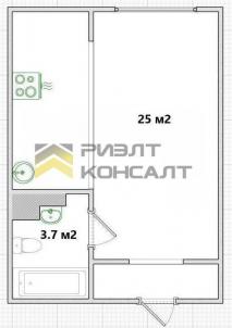 Продажа квартиры Омск.&nbsp;улица Малиновского, 18, к.3