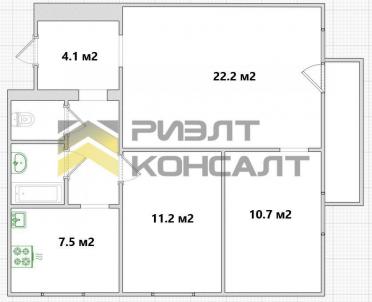 Продажа квартиры Омск.&nbsp;улица Серова, 24