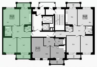 Продажа квартиры Омск.&nbsp;Гармония жизни, Б.Г. Шаронова, 33
