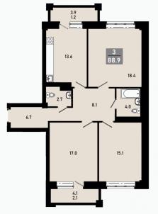 Продажа квартиры Омск.&nbsp;Гармония жизни, Б.Г. Шаронова, 33
