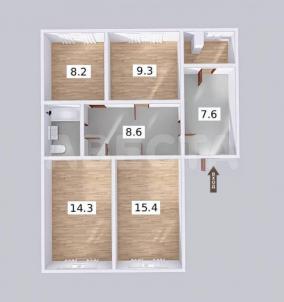 Продажа квартиры Омский.&nbsp;.&nbsp;Магистральный, ул. Западная, 3