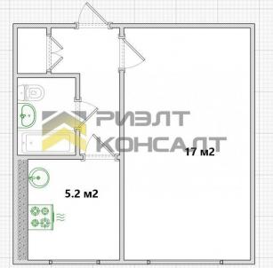 Продажа квартиры Омск.&nbsp;проспект Космический, 101, к.1