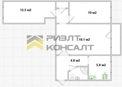 Продажа квартиры Омск.&nbsp;улица 10 лет Октября, 138