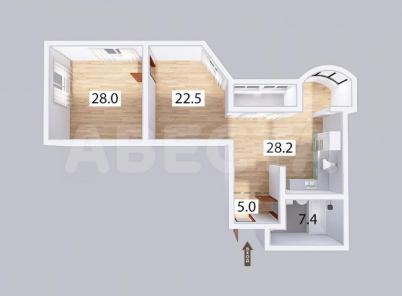 Продажа квартиры Омск.&nbsp;ул. Иркутская, 68/1