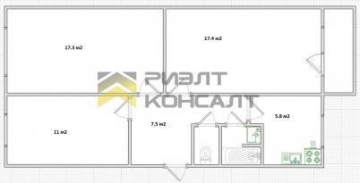 Продажа квартиры Омск.&nbsp;проспект Менделеева, 23А