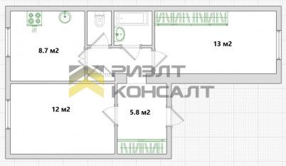 Продажа квартиры Омск.&nbsp;улица Красных Зорь, 54