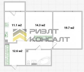 Продажа квартиры Омск.&nbsp;проспект Космический, 16А, к.2
