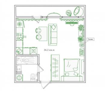 Продажа квартиры Омск.&nbsp;Комарова пр-кт, 16