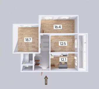 Продажа квартиры Омск.&nbsp;ул. Крупской, 12