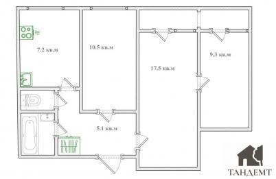 Продажа квартиры Омск.&nbsp;Добровольского ул, 13