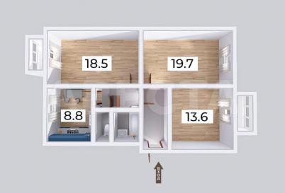 Продажа квартиры Омск.&nbsp;пр-кт. Мира, 78