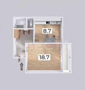 Продажа квартиры Омск.&nbsp;ул. Д.Ф.Полтавцева, 6