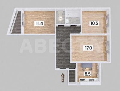 Продажа квартиры Омск.&nbsp;ул. 3-я Кордная, 23