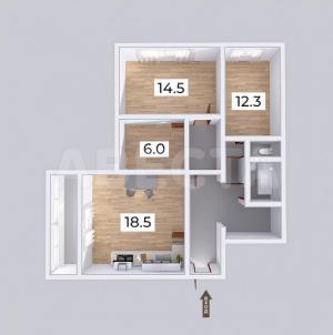 Продажа квартиры Омск.&nbsp;ул. Фрезерная, 40