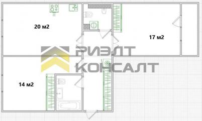 Продажа квартиры Омск.&nbsp;улица Маршала Жукова, 107