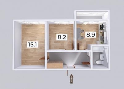 Продажа квартиры Омск.&nbsp;ул. 1-я Станционная, 108А